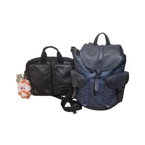 Current Carries Coach Rider Briefcase Messenger Bag And Warner Backpack